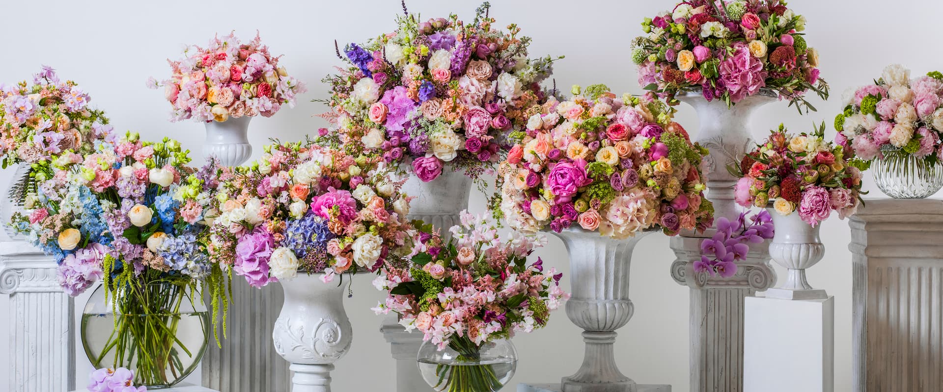Luxury floral arrangements by Moyses Stevens