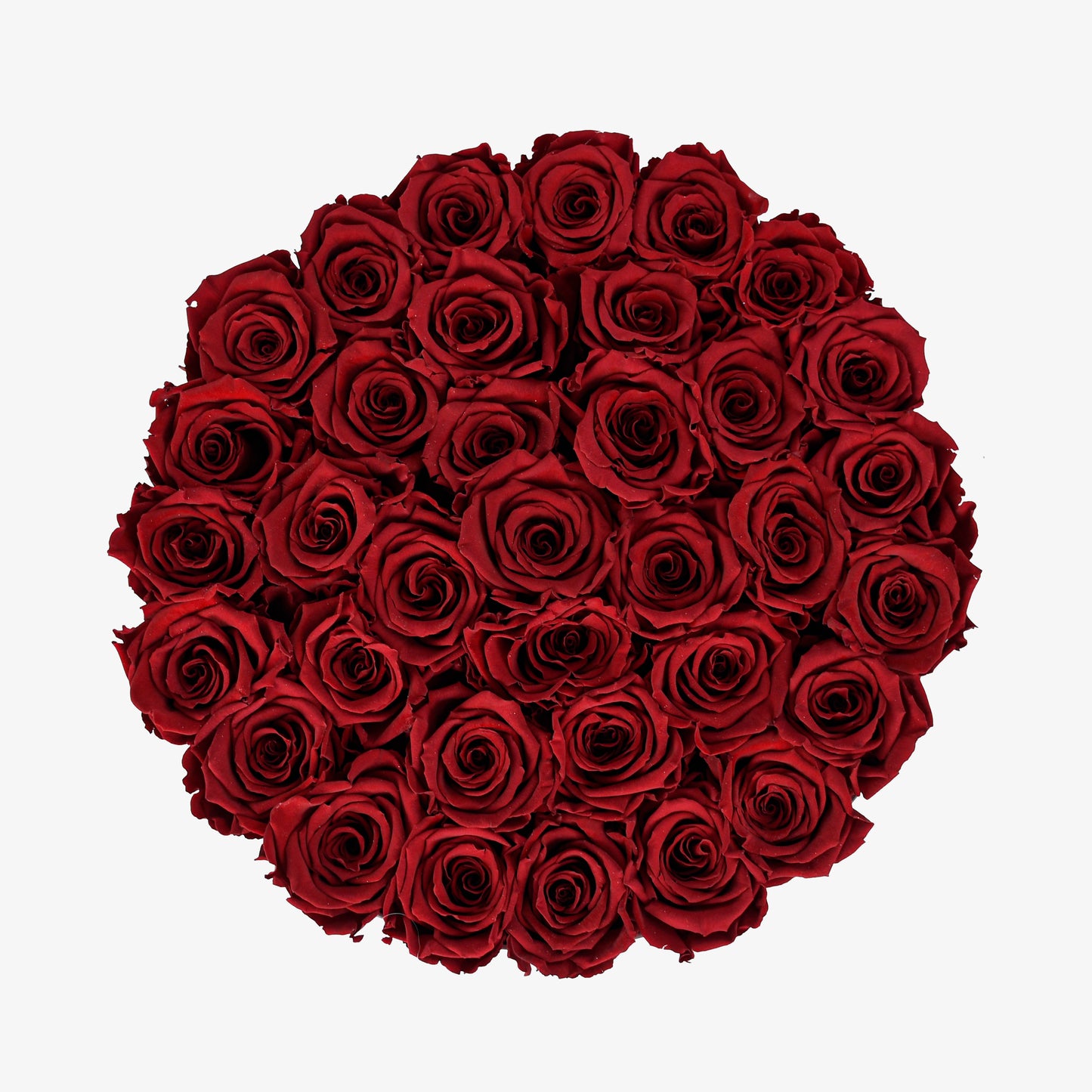 Preserved Red Roses Hatbox