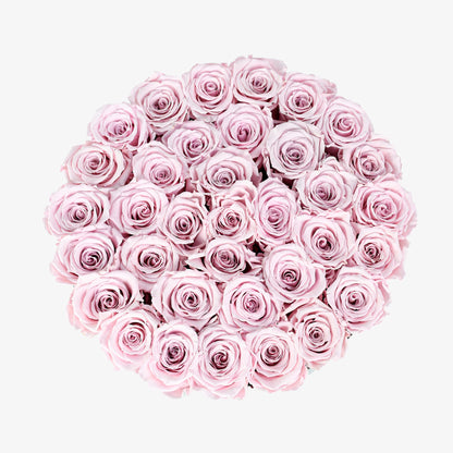 Preserved Pink Roses Hatbox