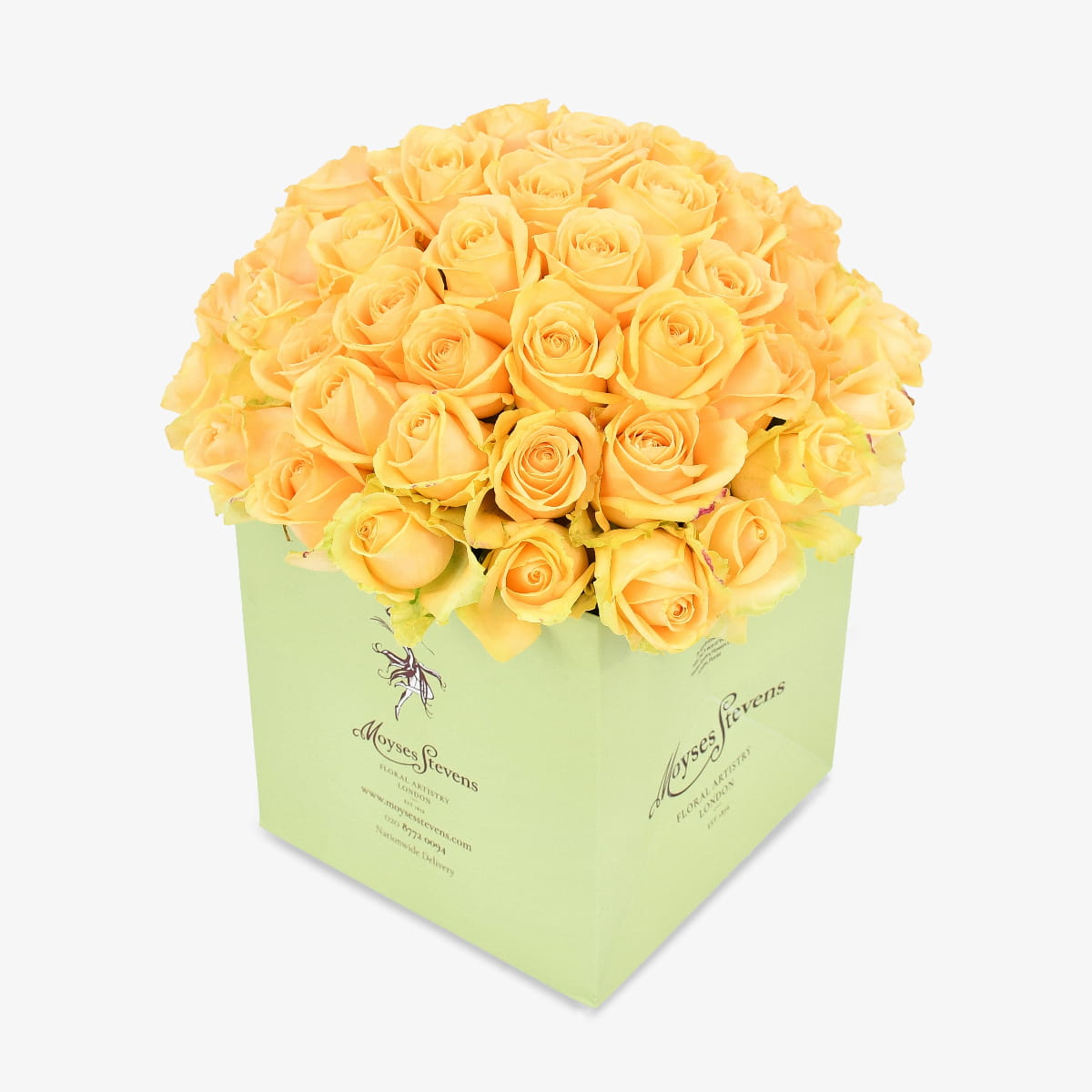 Honeycomb luxury flower bouquet by Moyses Stevens UAE featuring beautiful honeycomb roses.