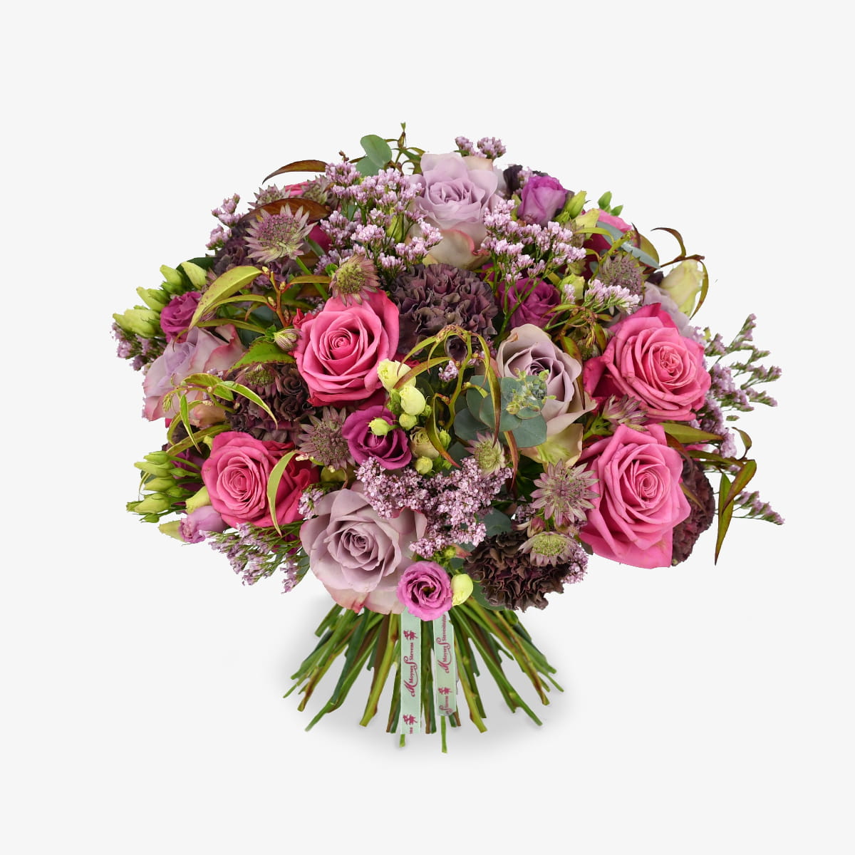 Symphony in Pink luxury flower bouquet by Moyses Stevens UAE featuring premium roses and carnations.